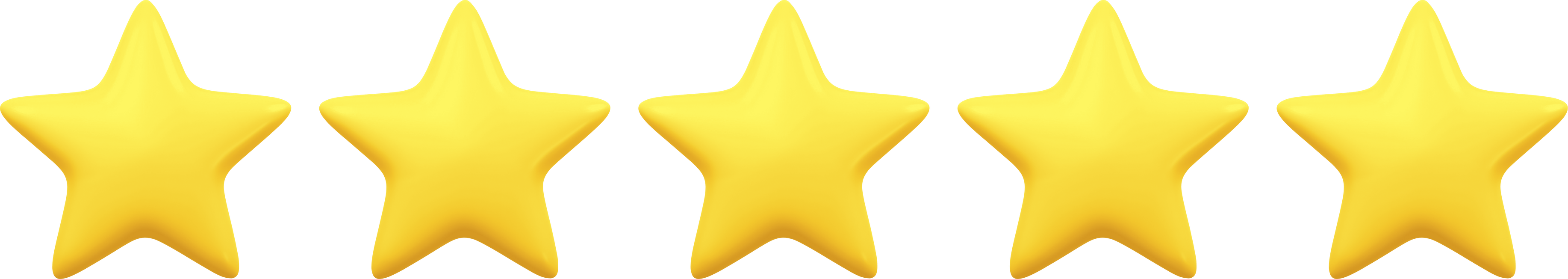 5 Star Review 3D Icon